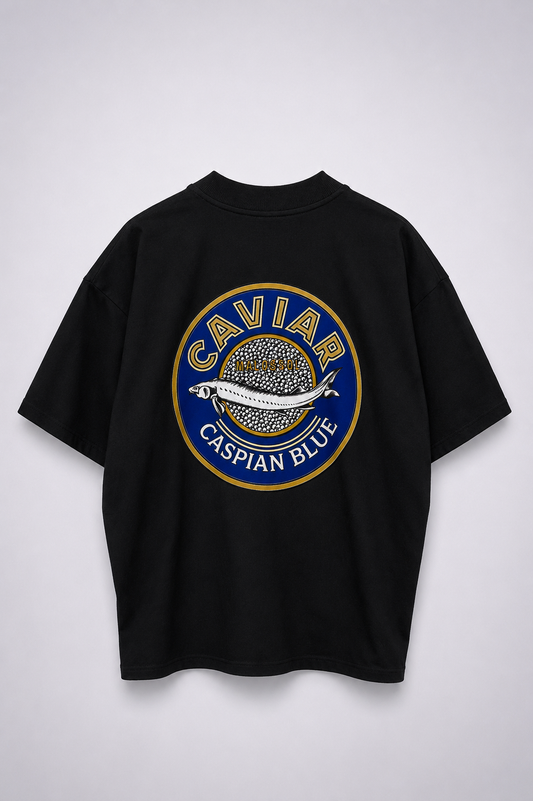 Kaviar T-Shirt - Vintage | Caspian Blue