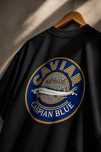 Kaviar T-Shirt - Vintage | Caspian Blue