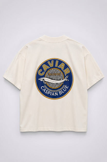 Kaviar T-Shirt - Vintage | Caspian Blue