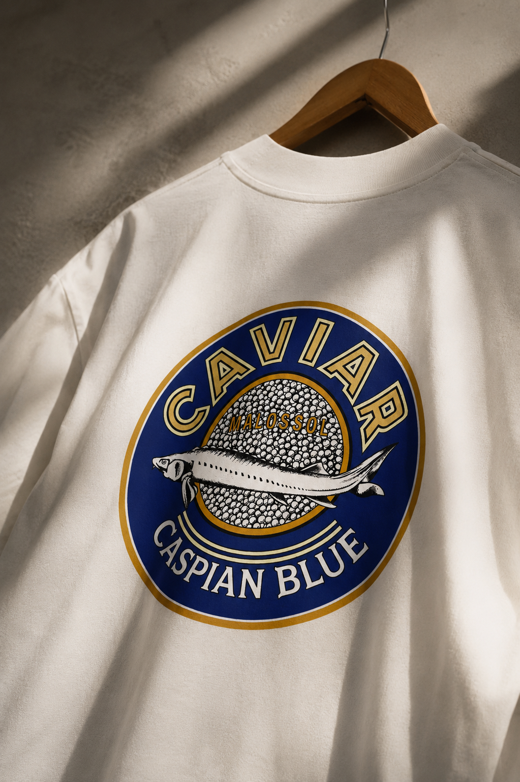 Kaviar T-Shirt - Vintage | Caspian Blue